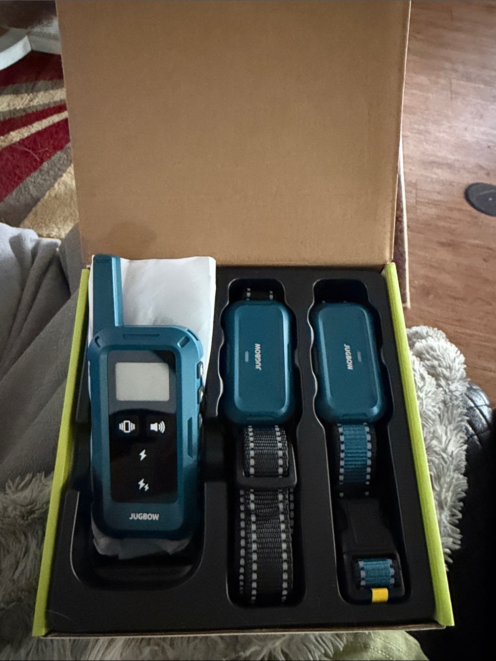 Teal Remote Training Collar Kit with Dual Teal Collars